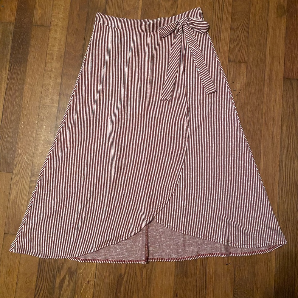 Skirt striped, size M, Caution to the wind, with bow